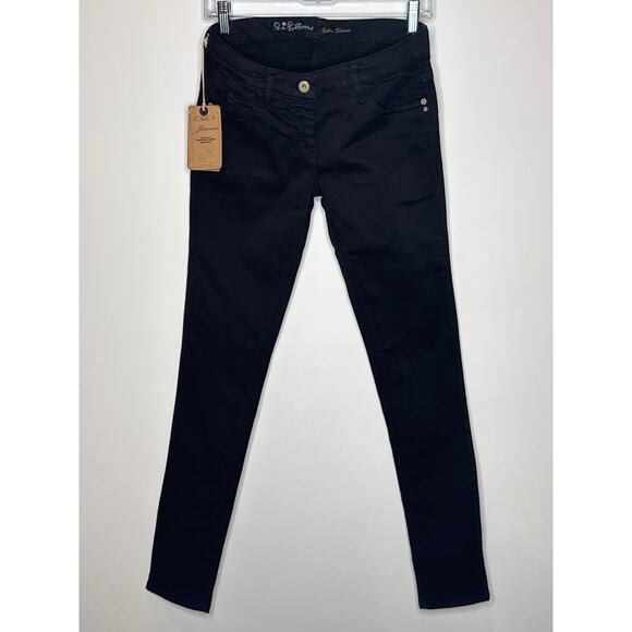 NWT Patrizia Pepe Black Super Skinny Jeans Size 27 Italy - Picture 3 of 14